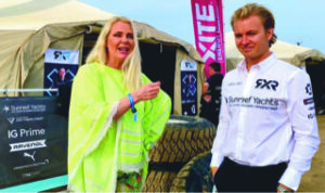 Nico Rosberg und Elke Bauer