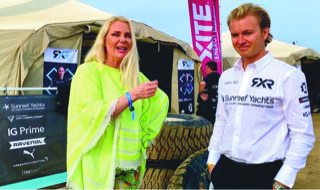 Nico Rosberg und Elke Bauer