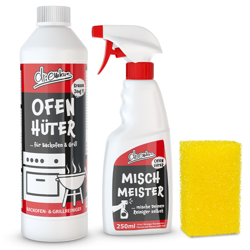 dr emkus ofenhueter backofen und grillreiniger set
